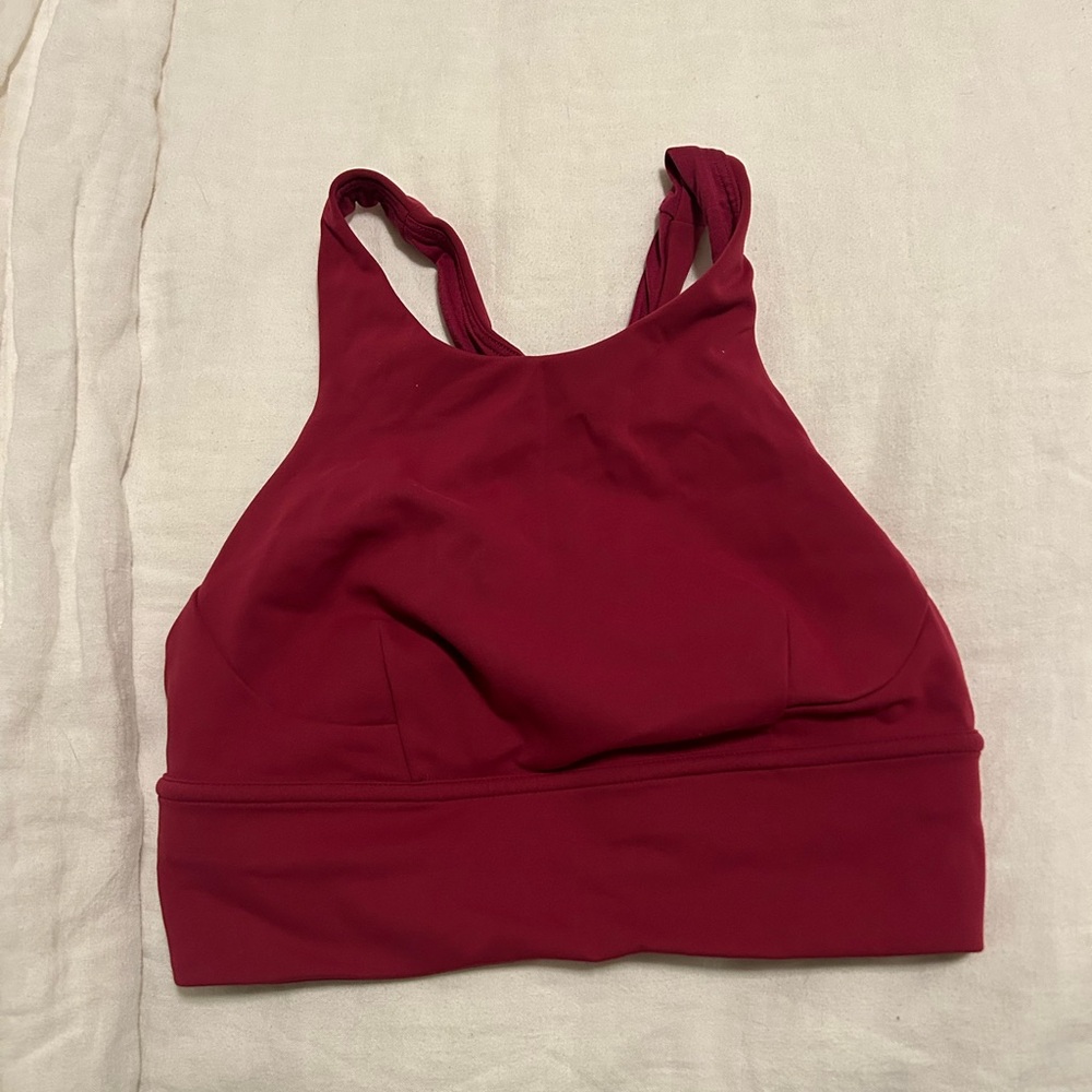 Women's Red Sports Bra
